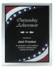 Stars and Stripes Clear Plaque