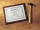 Certificate Plaque Kit