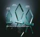Jade Reverse Bevel Arrowhead Award