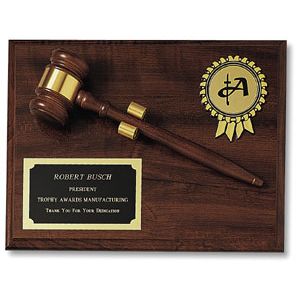 Gavel Plaque